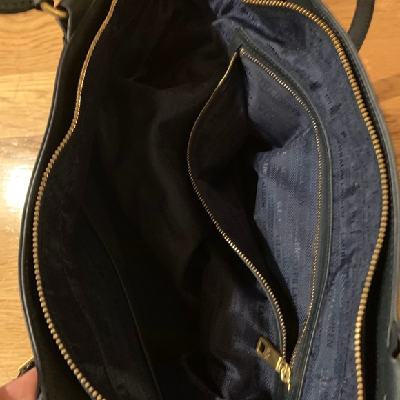 Lauren by Ralph Lauren Leather Navy Bag - Picture 5 of 7